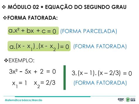 Equação Do Segundo Grau Ppt Carregar