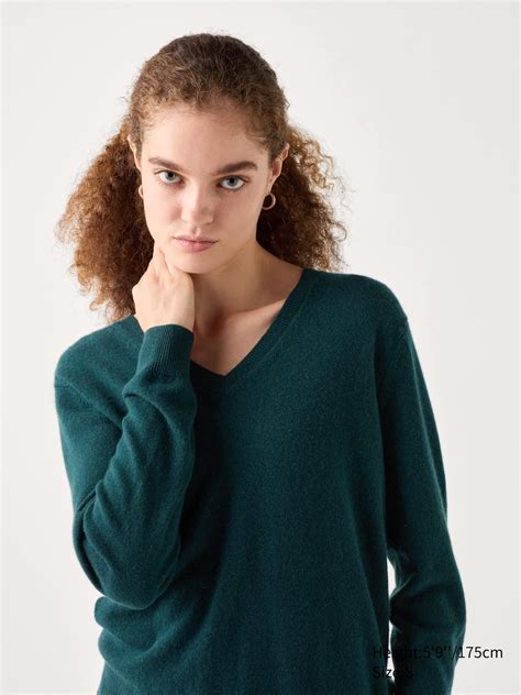 Cashmere Sweater V Neck Uniqlo Us