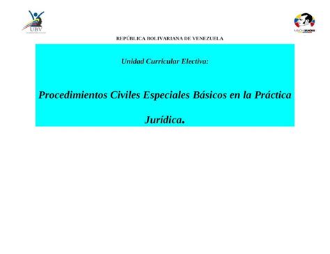 DOC ELECTIVA B Procedimientos Especiales DOKUMEN TIPS