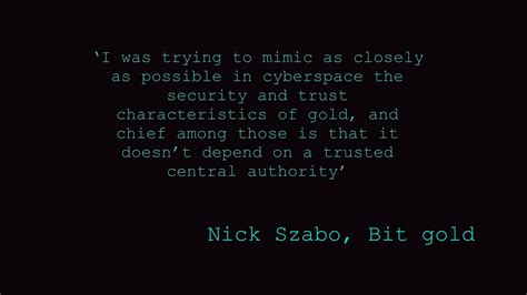 Nick Szabo Bit Gold YouTube