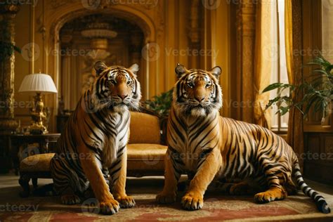 Bengal tiger wallpaper ai generated 33130709 Stock Photo at Vecteezy