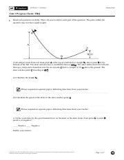 Ap Physics C Mechanics Unit Frq Scoring Guide Course Hero