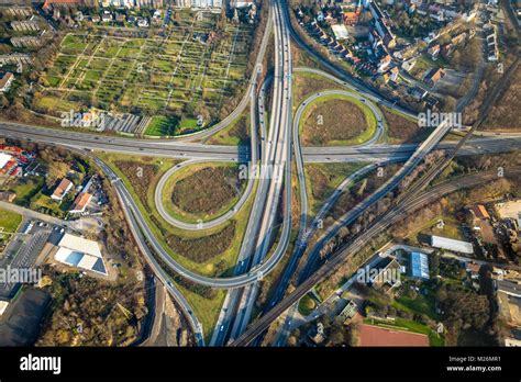 Interchange Of Motorway Hi Res Stock Photography And Images Alamy