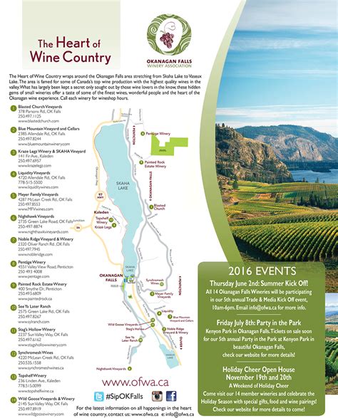 South Okanagan Wineries Map