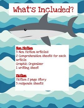 Sharks Non Fiction And Fiction 4th Grade By Tight Shipwreck Creates