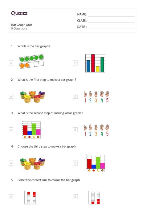 50 Scaled Bar Graphs Worksheets For Kindergarten On Quizizz Free