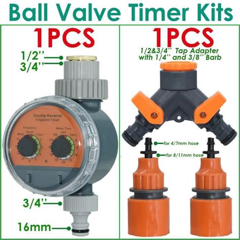 Kit complet d arrosage capteur de pluie solaire LCD minuterie système d