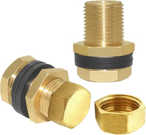 Amazon Joywayus Set Brass Male Bulkhead Kit Include Npt