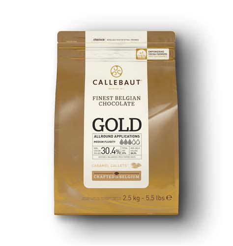 Callebaut Couvertures Gold Callets 25kg Bag