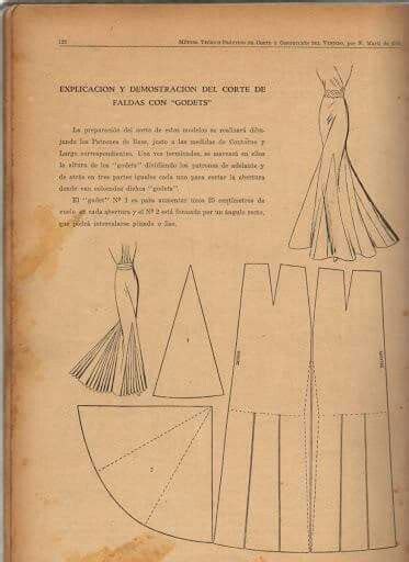 Patr N Falda Quillas Sewing Techniques Sewing Patterns Fashion Sewing