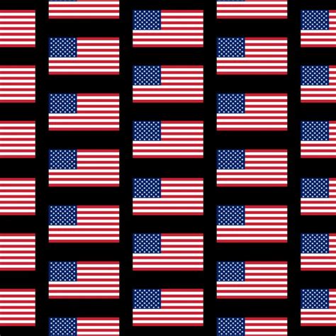 Flag Of The United States Seamless Pattern Stock Vector Konstsem