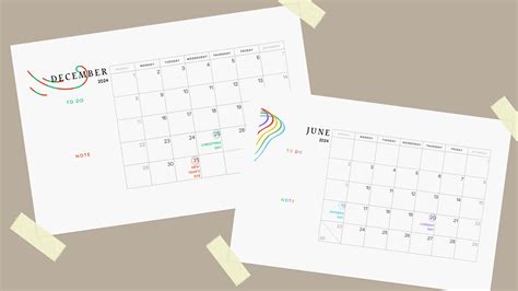 2024 Calendar Funny Colorful Calendar Printable Digital - Etsy