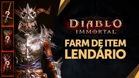 ITENS LENDÁRIOS Farm Essência e Dicas Diablo Immortal YouTube