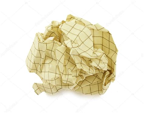 Crumpled paper ball Stock Photo by ©yoka66 2393932