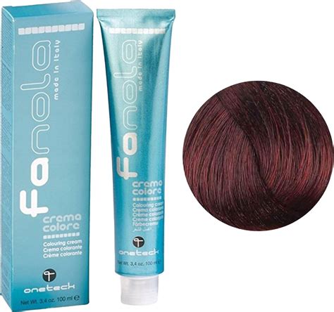 Fanola Haarverf Professional Colouring Cream Light Chestnut Red Bol