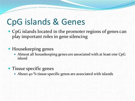 Introduction to CpG island power point presentation