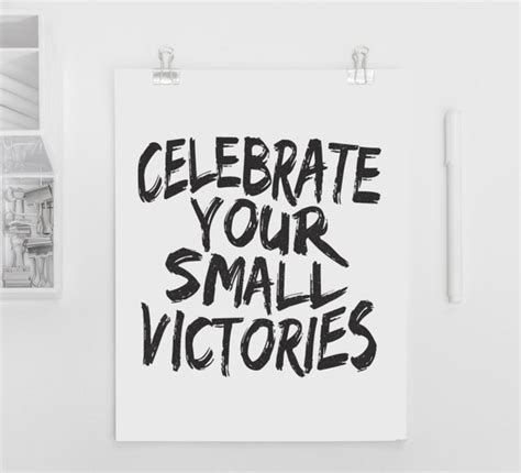 8x10 Celebrate Your Small Victories Printable By Evadesignstudio