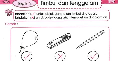 Cikgu Mas Comel Contoh Lembaran Kerja Sains