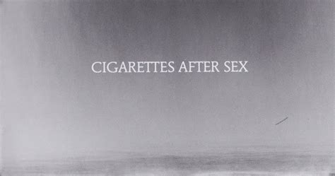 Encarte Cigarettes After Sex Cigarettes After Sex Encartes Pop