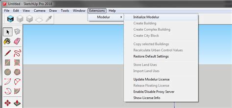 Initialization Of Modelur User Interface Modelur