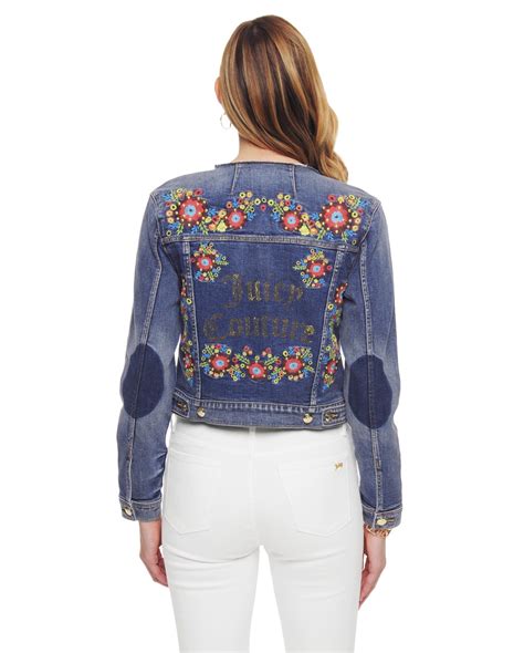 Embroidered Denim Jacket Ladies Embroidery