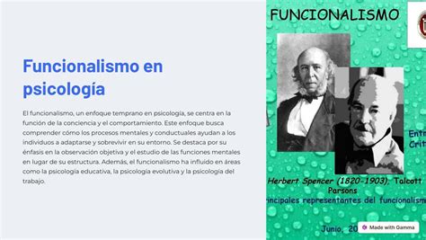 Funcionalismo en Psicología Taylor Chacón Jesús Arturo uDocz