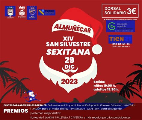 La Xiv San Silvestre Sexitana Solidaria Espera Reunir Hoy Viernes A