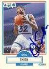 Otis Smith Autographed Basketball Card Orlando Magic 1990 Fleer 135