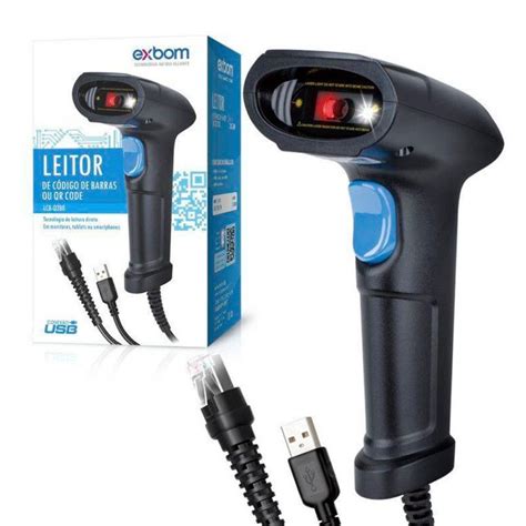 LEITOR LASER DE CODIGO DE BARRAS QR CODE EXBOM LCB Q200 Company