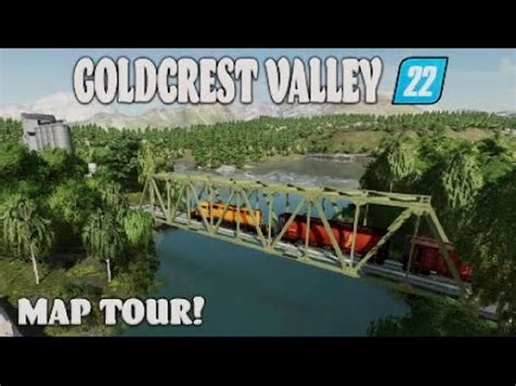 GOLDCREST VALLEY 22 FS22 MAP TOUR NEW MOD MAP Farming Simulator 22