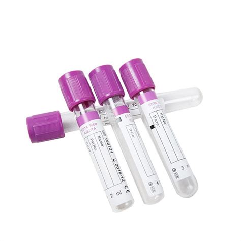 China Lab Edta K Disposable Glass Vacuum Blood Collection Tube