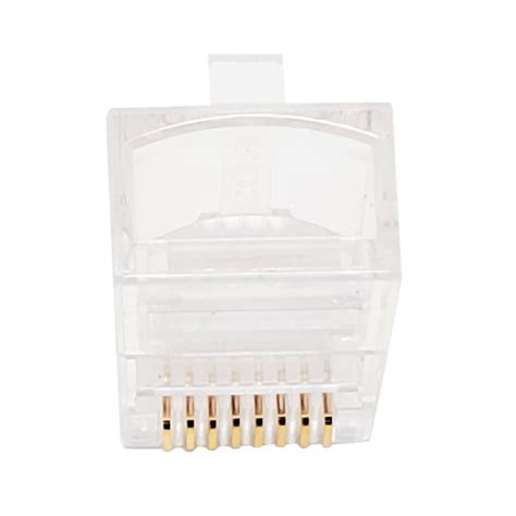 Micro Connectors Cat 5e Rj45 Utp Modular Plug For Solid And Stranded Cable 50 Pack Micro Center