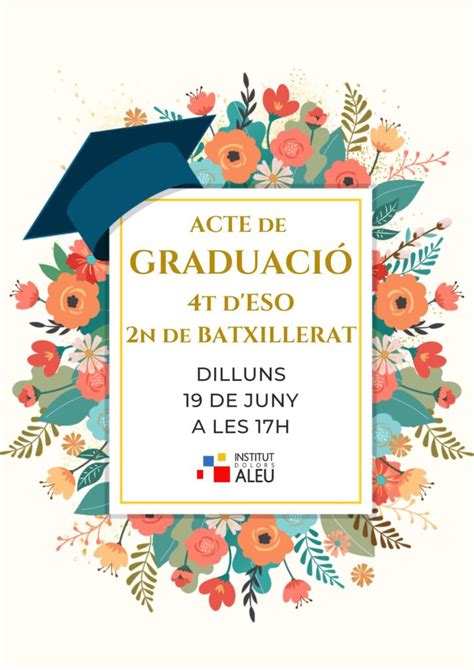 De Juny Acte De Graduaci De T Deso I N De Batxillerat