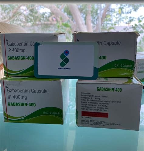 Gabasign 400 Gabapentin 400mg Capsule Prescription 1x10 At Rs 200