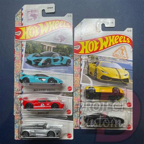 Hot Wheels World Class Racers Rare Full Collectors Set Lamborghini