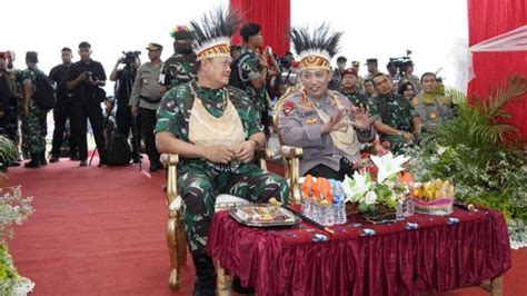 Panglima TNI Resmikan Mapolda Baru Di Papua Bicara Kedaulatan