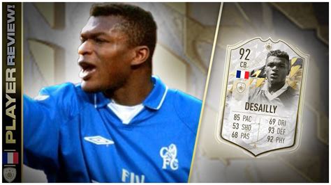 PRIME ICON MOMENTS 92 RATED MARCEL DESAILLY PLAYER REVIEW FIFA 22