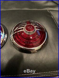 Vintage Desoto Chrysler Airflow Tail Light Lamps Scta Trog