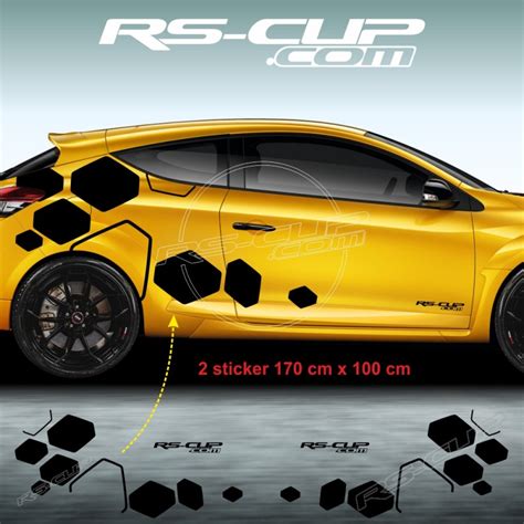 Large Diamonds Decals For Renault Megane Rs