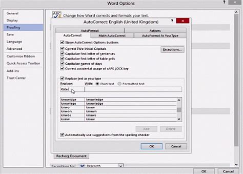 How To Use Auto Correct In Word 2013 Howtech