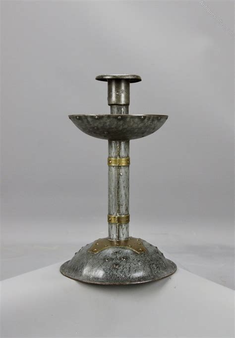 Antiques Atlas Goberg German Arts Crafts Steel Brass Candlestick