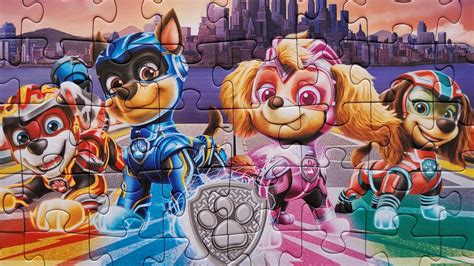 PAW Patrol The Mighty Movie 2023 48 Puzzles Hanna Dad YouTube