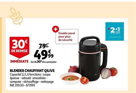 Promo Blender Chauffant Qilive Chez Auchan Icatalogue Fr