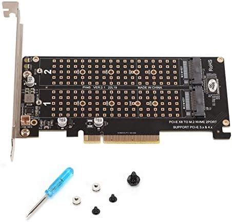 Amazon Adapter Card Kit Dual M 2 NVMe SSD To PCIE X8 Interface M