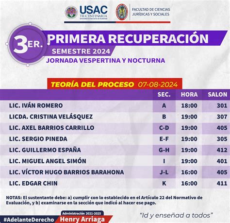 Primera Recuperaci N Tercer Semestre Jornadas Vespertina Y