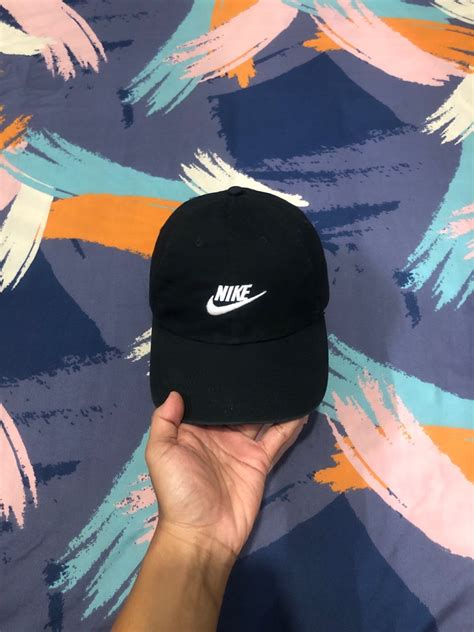 Topi Nike Heritage 86 Black Fesyen Pria Aksesoris Topi Di Carousell