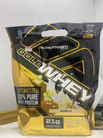 Gold Whey Sabor Baunilha G Adaptogen Science Whey Protein