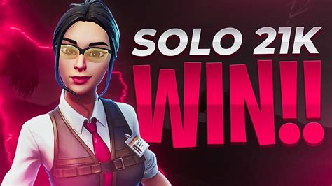 Crazy 21 Kill Win In Solo Fortnite Battle Royale Youtube