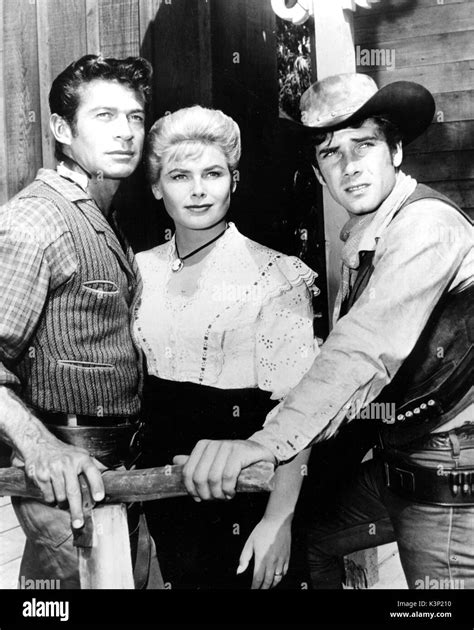 Laramie western tv series Black and White Stock Photos & Images - Alamy