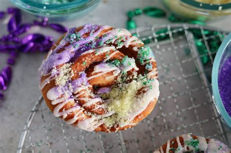 Mini King Cakes In A Muffin Pan The Food Kooky